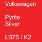 Preview: Volkswagen, Pyrite Silver, LB7S / K2.